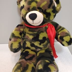 Camo build a bear teddy